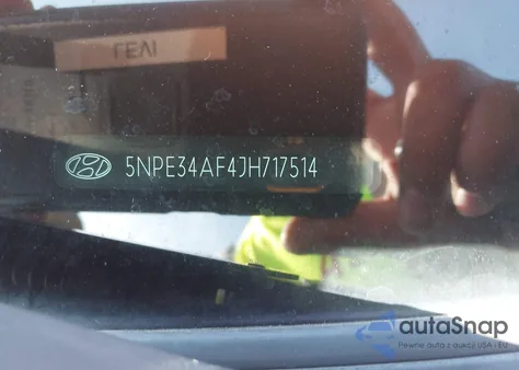 2018 Hyundai Sonata Sport+ из США, поврежденный, VIN 5NPE34AF4JH717514